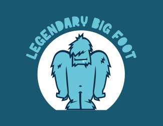 Projektowanie logo dla firm online LEGENDARY BIG FOOT